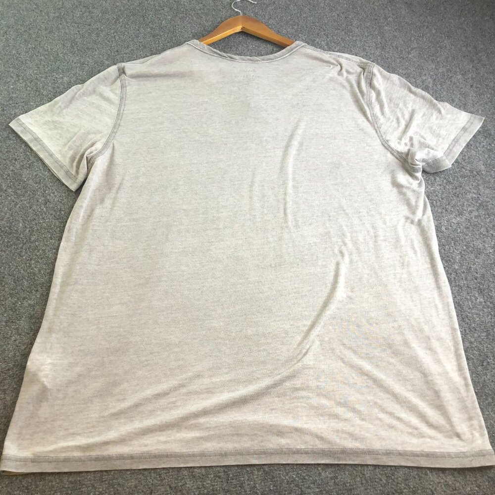 Lucky Brand Shirt Mens XXL Gray Short Sleeve Venice Burnout Baja - Picture 7 of 8